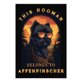 Funny Affenpinscher Dog Parent Persoonlijke foto Afdruk