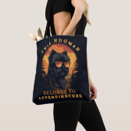 Funny Affenpinscher Dog Parent Tote Bag