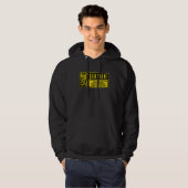 Funny Afghan Hound Caution Awesome Dog Mom Dad Hoodie (Voorkant volledig)