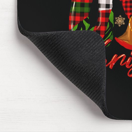 Funny African American Joy Christmas Black Woman A Muismat (Hoek)