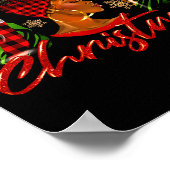 Funny African American Joy Christmas Black Woman A Poster (Hoek)