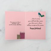 Funny African American Woman Birthday Kaart (Binnen)