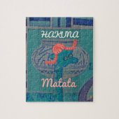 Funny African Giraffe Print Legpuzzel (Verticaal)