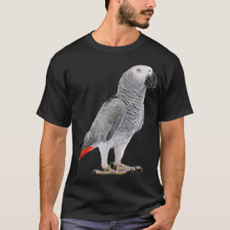 Funny African Grey Parrot Bird  Womens Mens Kids T-shirt