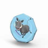 Funny african warthog pig cartoon fotoblokken (Rechts)