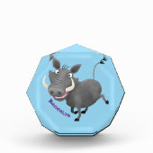 Funny african warthog pig cartoon fotoblokken (Voorkant)