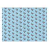 Funny african warthog pig cartoon tafelkleed (Voorkant (Horizontaal))