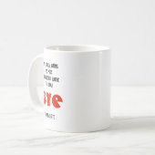 FUNNY Afscheids Koffiemok Collega - Werken voor Jo (Voorkant links)