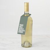 Funny afstudeerder school afstuderen master's degr flessenhanger (Schuin)