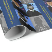 Funny Afstuderen apen Aangepast gefeliciteerd Cadeaupapier (Rol Hoek)