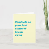 Funny Afstuderen Card Feestdagen Kaart (Voorkant)