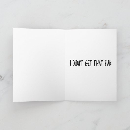 Funny afstuderen card - Gefeliciteerd Kaart (Binnen)