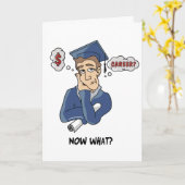 Funny Afstuderen card Kaart (Gele Bloem)