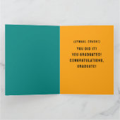 Funny Afstuderen Card Kaart (Binnen)