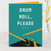 Funny Afstuderen Card Kaart (Gele Bloem)