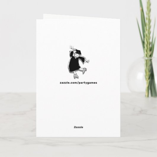 Funny Afstuderen Card Kaart (Achterkant)