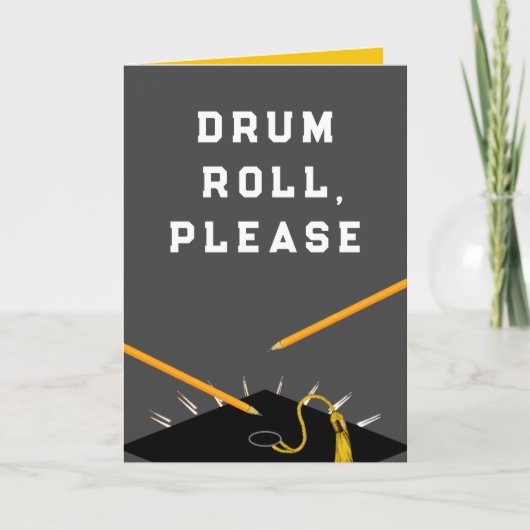 Funny Afstuderen Card Kaart (Voorkant)