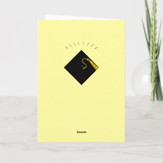 Funny Afstuderen Card Kaart (Achterkant)