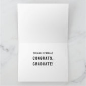 Funny Afstuderen Card Kaart (Binnen)