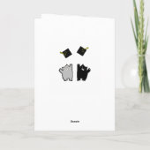 Funny Afstuderen Congrates Kaart (Achterkant)