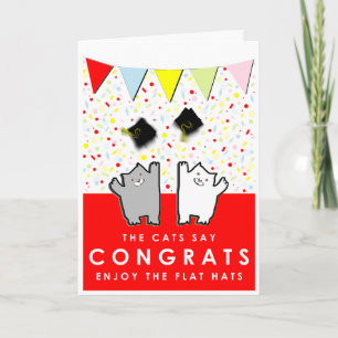 Funny Afstuderen Congrates Kaart