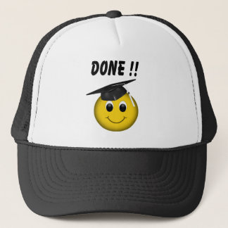 Funny Afstuderen Emoji "Gedaan" Pet