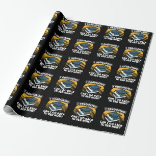 Funny Afstuderen Humor Lazy Student Sleepy Cadeaupapier