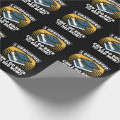 Funny Afstuderen Humor Lazy Student Sleepy Cadeaupapier (Hoek)