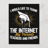 Funny Afstuderen Joke Afstuderen Sarcastische stud Briefkaart (Voorkant)