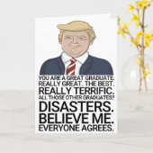 Funny Afstuderen Kaart (Gele Bloem)