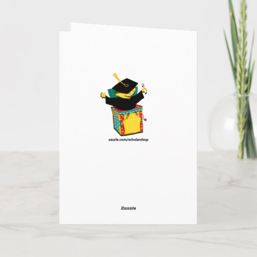Funny Afstuderen Kaart (Achterkant)