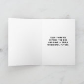 Funny Afstuderen Kaart (Binnen)