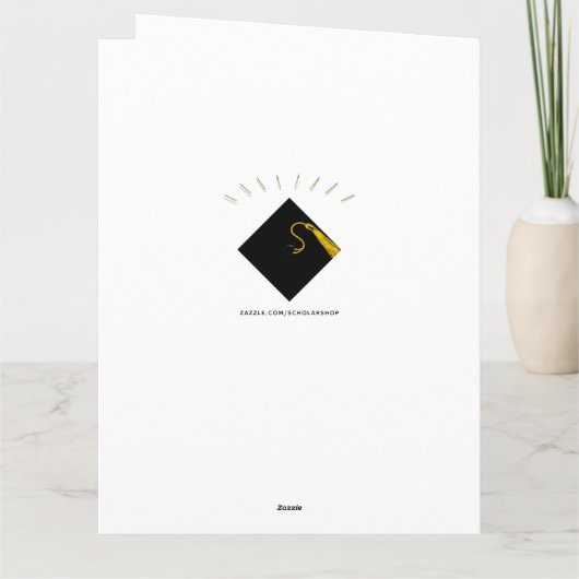 Funny Afstuderen Kaart (Achterkant)