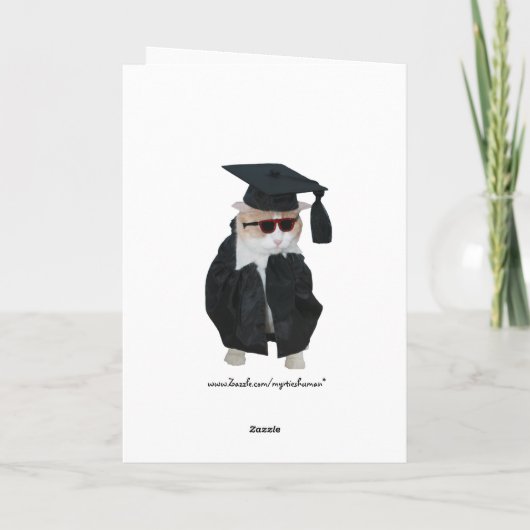 Funny Afstuderen Kaart (Achterkant)