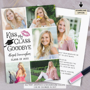 Funny Afstuderen MIJN CLASS GOODBYE 6 Foto Aankondiging