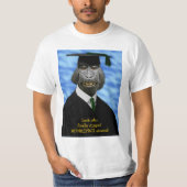 Funny Afstuderen Monkey Macaque Yearbook Custom T-shirt (Voorkant)