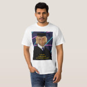 Funny Afstuderen Monkey Macaque Yearbook Custom T-shirt (Voorkant volledig)