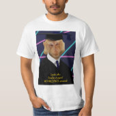 Funny Afstuderen Monkey Macaque Yearbook Custom T-shirt (Voorkant)
