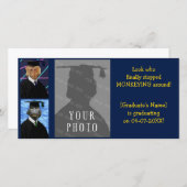 Funny Afstuderen Monkeys Personaliserend Afstudeer Aankondiging (Voorkant / Achterkant)