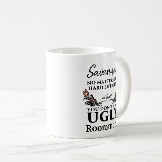 Funny Afstuderen / New House Gift - Ugly Roommates Koffiemok (Voorkant rechts)