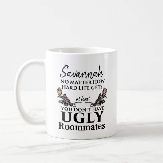 Funny Afstuderen / New House Gift - Ugly Roommates Koffiemok (Links)