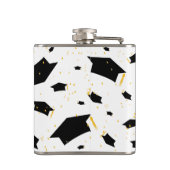 Funny afstuderen nu warmer met één graad - Flask Heupfles (Achterkant)