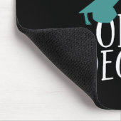 Funny Afstuderen Officieel Hotter met een graad Muismat (Hoek)