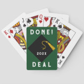 Funny Afstuderen Pokerkaarten (Achterkant)