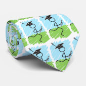 Funny Afstuderen Runner © - Land oversteken, spoor Stropdas (Opgerold)