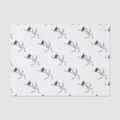 Funny Afstuderen Runner © - Land oversteken, spoor Tissuepapier (Voorkant)