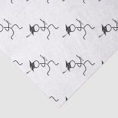 Funny Afstuderen Runner © - Land oversteken, spoor Tissuepapier (Detail)