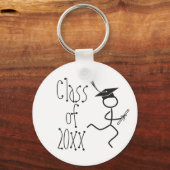 Funny Afstuderen Runner © Monogram Sleutelhanger (Voorkant)
