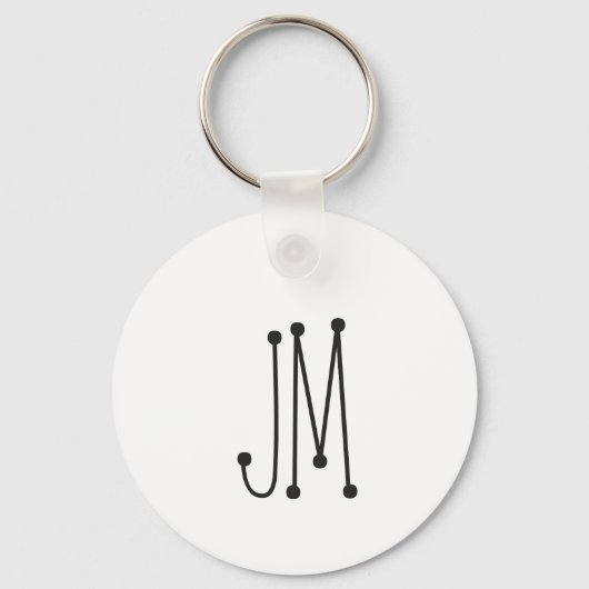 Funny Afstuderen Runner © Monogram Sleutelhanger (Achterkant)