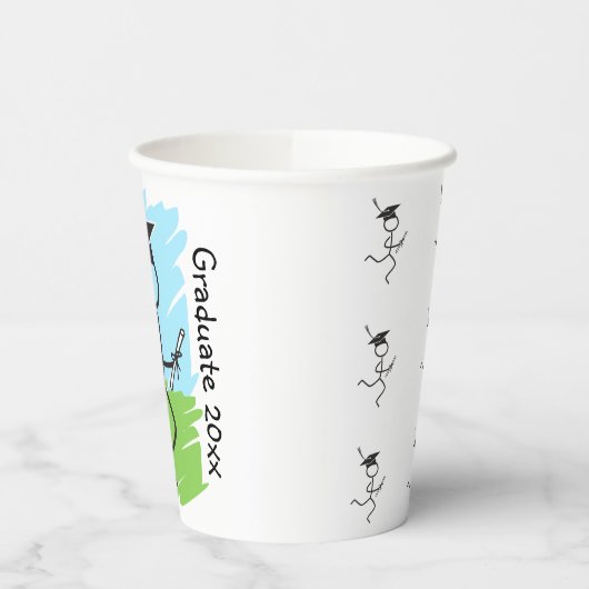 Funny Afstuderen Runner © Paper Cups Papieren Bekers (Links)
